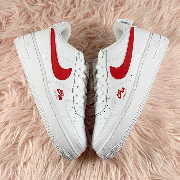 New Nike Air Force 1 White Red - Picture 4 of 7